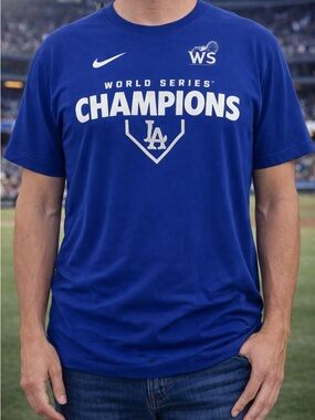 🔥 Nike LA Dodgers World Series Champions 2024 T-Shirt — XL 🔥